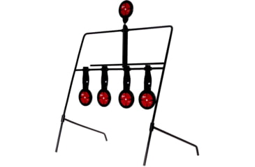 Image of EZ-Aim Deflector Resetting Spinner Target System, Black/Red, 16 in x 22.5 in, 15340
