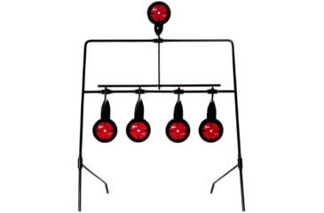 Image of EZ-Aim Deflector Resetting Spinner Target System, Black/Red, 16 in x 22.5 in, 15340