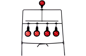 Image of EZ-Aim Deflector Resetting Spinner Target System, Black/Red, 16 in x 22.5 in, 15340