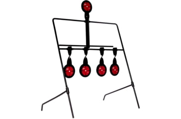 Image of EZ-Aim Deflector Resetting Spinner Target System, Black/Red, 16 in x 22.5 in, 15340