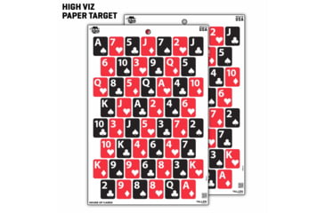 Image of EZ-Aim Fun Get the Game On Paper Shooting Targets, 12inW x 18inH, 8-Pack, Multi, 15642