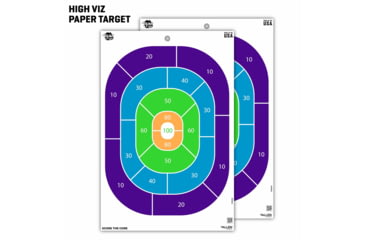 Image of EZ-Aim Fun Get the Game On Paper Shooting Targets, 12inW x 18inH, 8-Pack, Multi, 15642