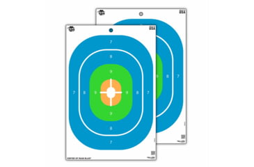 Image of EZ-Aim Fun Group Paper Shooting Targets, 12inW x 18inH, 8-Targets, Multi, 15643