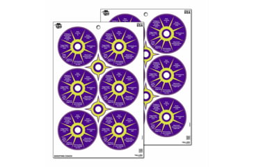 Image of EZ-Aim Fun Group Paper Shooting Targets, 12inW x 18inH, 8-Targets, Multi, 15643