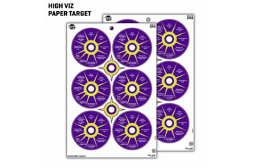 Image of EZ-Aim Fun Group Paper Shooting Targets, 12inW x 18inH, 8-Targets, Multi, 15643