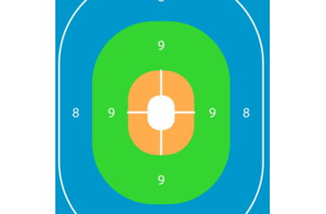 Image of EZ-Aim Fun Group Paper Shooting Targets, 12inW x 18inH, 8-Targets, Multi, 15643