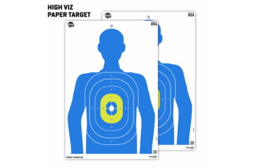 Image of EZ-Aim Fun Imposing Figures Paper Shooting Target Assortment, 12inW x 18inH, 8-Pack, Multi, 15645