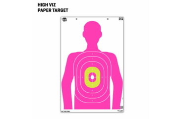 Image of EZ-Aim Fun In The Pink Silhouette Paper Shooting Targets, 23inW x 35inH, 3-Pack, Multi, 15653