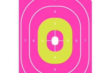 Image of EZ-Aim Fun In The Pink Silhouette Paper Shooting Targets, 23inW x 35inH, 3-Pack, Multi, 15653