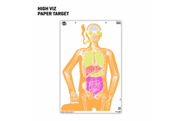 Image of EZ-Aim Fun Makin Bones About It Silhouette Paper Shooting Target, 23inW x 35inH, 3-Pack, 15656