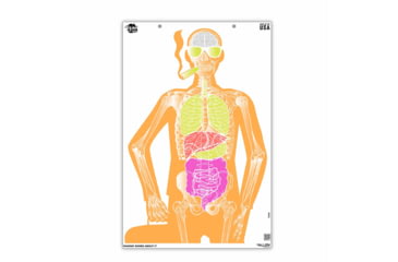 Image of EZ-Aim Fun Makin Bones About It Silhouette Paper Shooting Target, 23inW x 35inH, 3-Pack, 15656