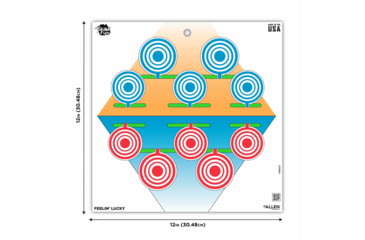 Image of EZ-Aim Fun Plinking the Day Away Paper Shooting Targets, 12inW x 12inH, 12-Pack, Multi, 15638