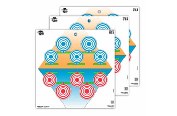 Image of EZ-Aim Fun Plinking the Day Away Paper Shooting Targets, 12inW x 12inH, 12-Pack, Multi, 15638