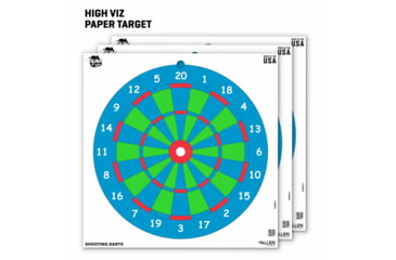 Image of EZ-Aim Fun Plinking the Day Away Paper Shooting Targets, 12inW x 12inH, 12-Pack, Multi, 15638