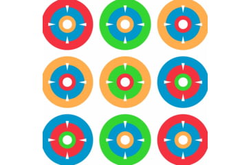 Image of EZ-Aim Fun Plinking the Day Away Paper Shooting Targets, 12inW x 12inH, 12-Pack, Multi, 15638