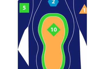 Image of EZ-Aim Fun Tough Crowd Paper Shooting Targets, 23inW x 35inH, 3-Targets, Multi, 15658