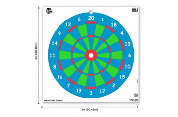 Image of EZ-Aim Fun Triggering More Fun Paper Shooting Targets, 12inW x 12inH, 9-Pack, Multi, 15640