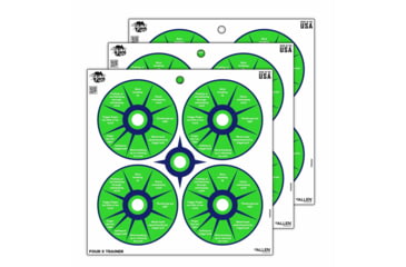 Image of EZ-Aim Fun Triggering More Fun Paper Shooting Targets, 12inW x 12inH, 9-Pack, Multi, 15640