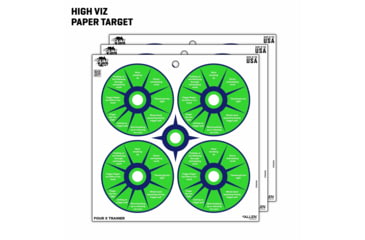 Image of EZ-Aim Fun Triggering More Fun Paper Shooting Targets, 12inW x 12inH, 9-Pack, Multi, 15640