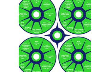 Image of EZ-Aim Fun Triggering More Fun Paper Shooting Targets, 12inW x 12inH, 9-Pack, Multi, 15640
