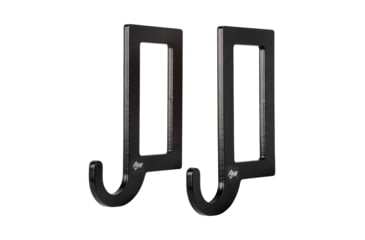 Image of EZ-Aim Horizontal Steel Gong Shooting Target Hanging Hook, 2-Pack, Black, 15571