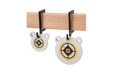 Image of EZ-Aim Horizontal Steel Gong Shooting Target Hanging Hook, 2-Pack, Black, 15571