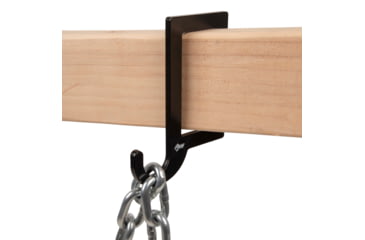 Image of EZ-Aim Horizontal Steel Gong Shooting Target Hanging Hook, 2-Pack, Black, 15571