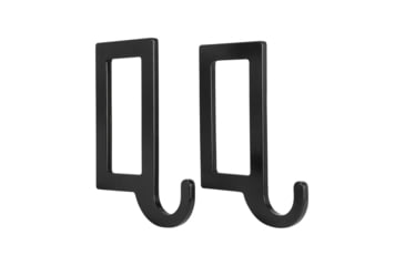 Image of EZ-Aim Horizontal Steel Gong Shooting Target Hanging Hook, 2-Pack, Black, 15571