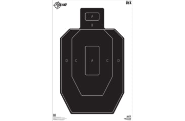 Image of EZ-Aim IPSC Silhouette Target, 23 x 35, 50-pack, 15775