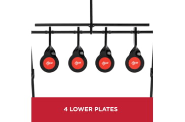Image of EZ-Aim Metal Resetting Target Set For Plinking, Black, 15285