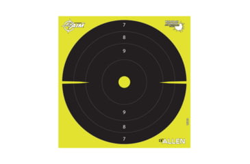 Image of EZ-Aim Non-Adhesive Splash Bullseye Target, Green, 8X8, 15213