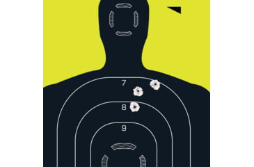 Image of EZ-Aim Non-Adhesive Splash Silhouette Target, Green, 12X18, 15330