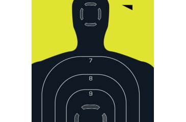 Image of EZ-Aim Non-Adhesive Splash Silhouette Target, Green, 12X18, 15330