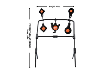 Image of EZ-Aim Rimfire &amp; Airgun Target Kit, Black/Red, 15665