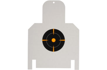 Image of EZ-Aim Silhouette Splash Shooting Kit &amp; Target Stand, 6in Square Adhesive Targets, Black/Orange, 13.5W x 17.5H, 15379