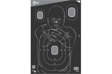 Image of EZ-Aim Splash Silhouette Targets 12x18, 100 Pack, Black, 15307