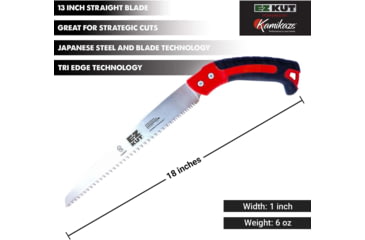 Image of EZ KUT Kamikaze Max Saw Straight Blade, Red/Black, Large, 19.7 in, 2977