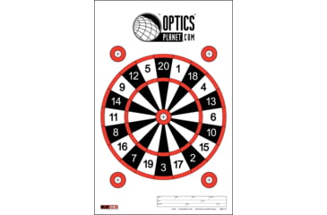 Image of EZ2C Targets Style 15, Dart Board on High Quality White Paper, 25 Pack, EZ2CS015