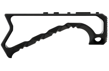Image of Watchtower Firearms Skeletonized Forward Pistol Grip w/ Paracord, M-LOK, Black Type III Hardcoat Anodized, GRP-FOR-PC