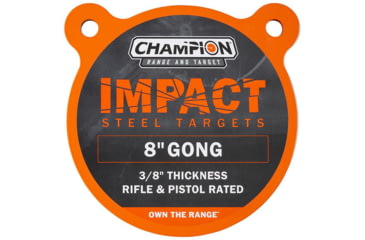 Image of Champion Traps and Targets Impact Steel Gong Target - Rigle Rated, 8in, 44903C