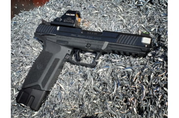 Image of USED F5 MFG Magazine Extention, Ruger 57, 5.7x28mm, +5 Rounds, w/Optics Plate Kit, Black, F5-R57P5OP-BLK, EDEMO1, Used, Condition Fair, Missing Item
