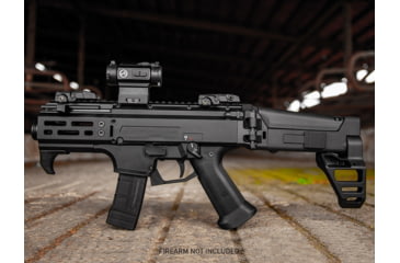 Image of F5 MFG Modular Brace System for CZ Scorpion with Cyberarm, Black, F5-MBSCZCYA-BLK