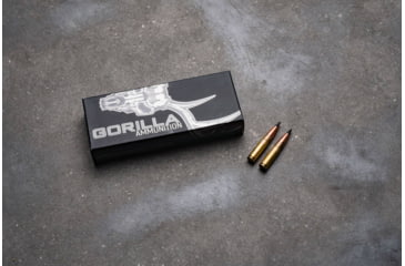 Image of Gorilla Ammunition .300 AAC Blackout 110 Grain Barnes TAC-TX Brass Cased Lead Free Rifle Ammo, 20 Rounds, Copper, 20 Rounds, gpf-118820
