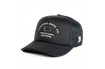 Image of Montana Knife Company MKC Embroidered Premium Foam Trucker Hat - Men's, Black/White, One Size, MKC-000987