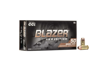 Image of CCI Ammunition Blazer Brass .38 Special 125 Grain Full Metal Jacket Centerfire Pistol Ammo, CC5210C