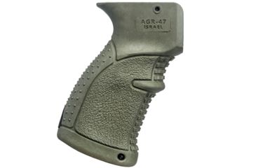 Image of FAB Defense Rubberized Ergonomic Pistol Grip for AK-47, OD Green, FX-AGR47G