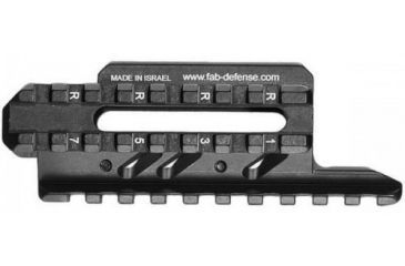 Image of Fab Defense Aluminum Tactical Tri-Barrel Rail System, Black - Mini Uzi, FX-UTRM