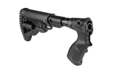 Image of FAB Defense AR15/M4 Collapsible Buttstock w/ Shock Absorber for Remington 870, Black AGR870-FKSB
