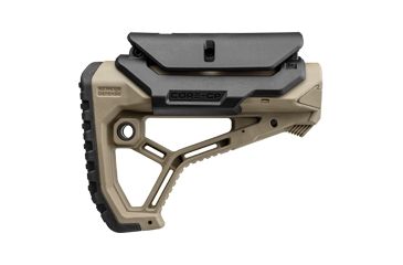 Image of FAB Defense Cheek Riser for GL-Core Buttstock , Skeleton Style, Black, FX-GCCPB