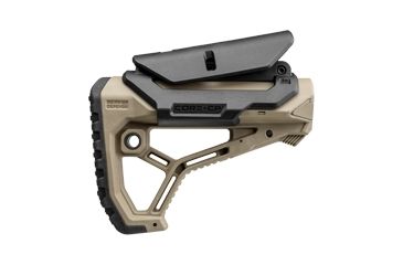 Image of FAB Defense Cheek Riser for GL-Core Buttstock , Skeleton Style, Black, FX-GCCPB